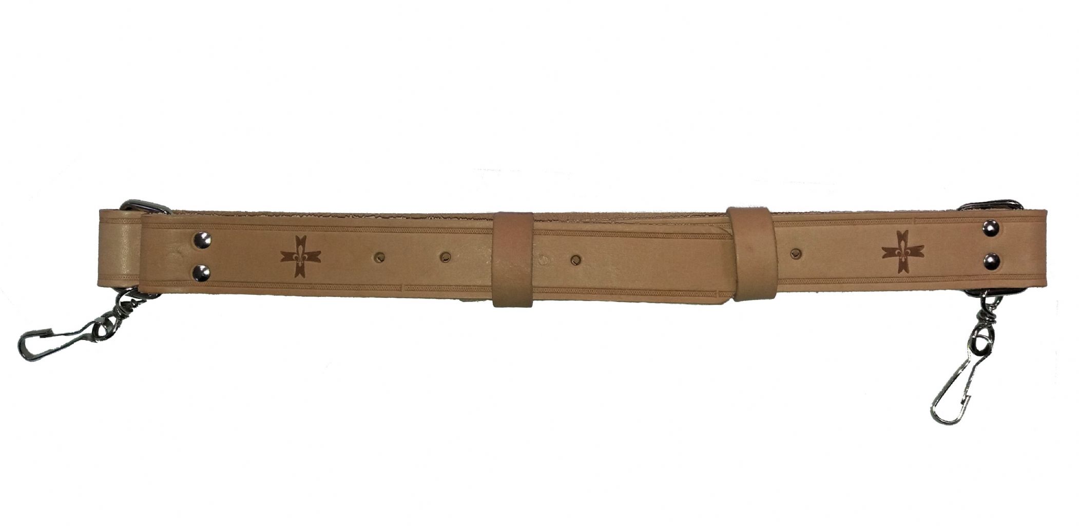 CINTURA SCOUT IN CUOIO